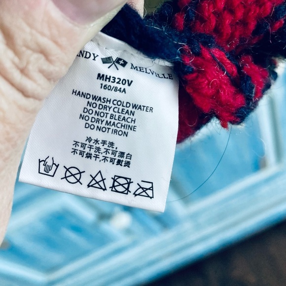 BRANDY MELVILLE NIKKI HEAVY WOOL STRIPE SWEATER - Picture 13 of 13